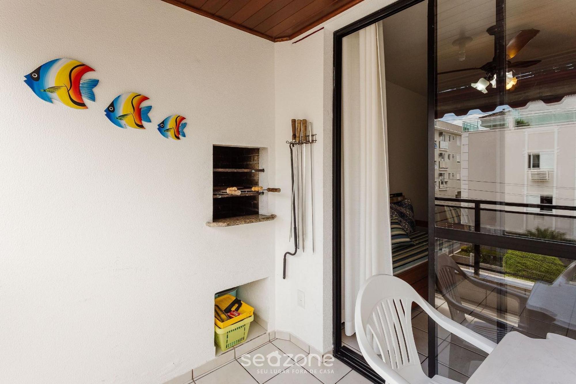 Apto C Churrasq 350m Da Canasvieiras Aal0204 Apartamento Florianopolis